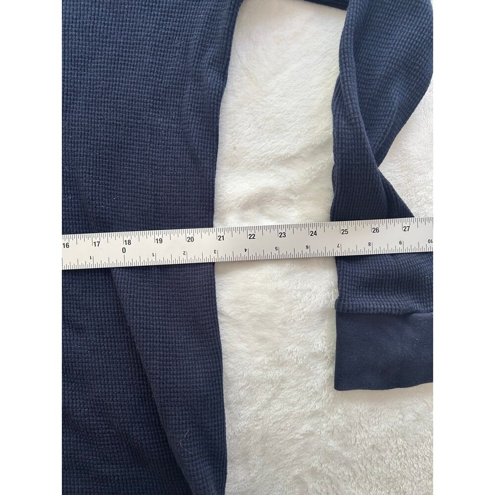 Polo Ralph Lauren Mens Ralph Lauren Waffle Knit Thermal Top, Navy XLT - Picture 4 of 7